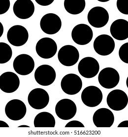 Vector Monochrome Seamless Pattern Simple Background Stock Vector ...