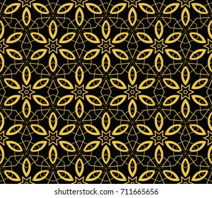 Vector monochrome seamless pattern, simple texture, stylish geometric background. Abstract repeat backdrop. Design for decor, prints, textile, furniture, cloth, digital