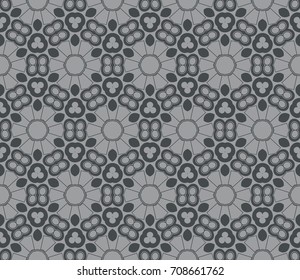 Vector monochrome seamless patterns. Abstract background. Geometric seamless pattern in modern stylish. Vector seamless pattern