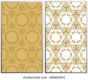Vector monochrome seamless patterns set. Abstract background. Geometric seamless pattern in modern stylish. Vector seamless pattern