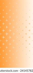 Vector monochrome seamless transition, simple geometric texture, flash, stippling, halftone stars. Abstract repeat background. Design element for decor, prints, textile, fabric.