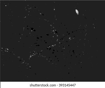vector monochrome texture of color splashes, random and messy