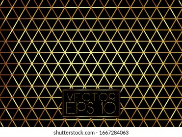 Vector monogram design elements in trendy vintage style and mono lines with space for text - abstract golden geometric frames, packaging template f. Art Deco