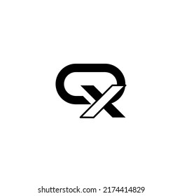 El vector es un monograma de la letra Q y X.