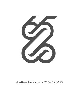 vector is monogram number 65 and letter Z. Elegant.