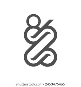 vector is monogram number 86 and letter Z. Elegant.