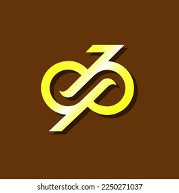 vector is monogram number 9 and 3. Elegant.