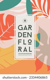 Vektor Monoline Florist und hinterer Hintergrund weiche Farbe