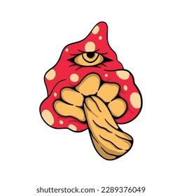 Vector Monster Halloween the unic Character.