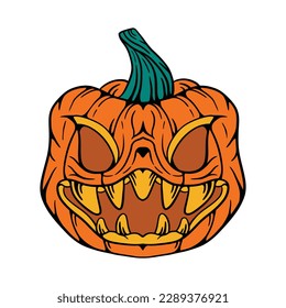Vector Monster Halloween the unic Character.