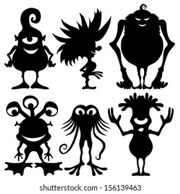Vector. Monster set.