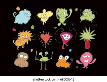 vector monsters