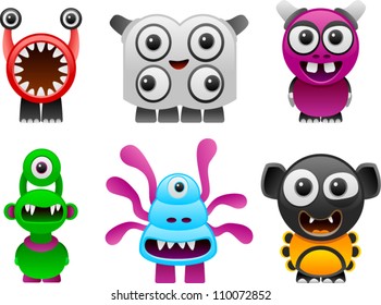 vector monsters collection 1