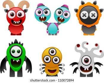 vector monsters collection 2