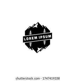 Vector Montain Illustration For Tees And Other Use