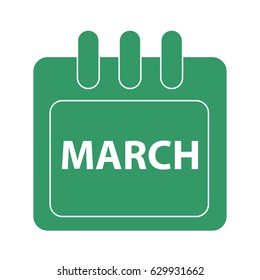 vector month on calender