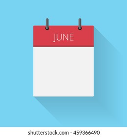 Vector of Month of a Year Calendar Icons Template, Flat designed vector illustration