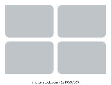 Vector Mood Board & Branding Presentation. Creative Theme Mood Board, Logo Template, Collage Frames.
