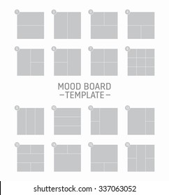 Vector Mood Board Template