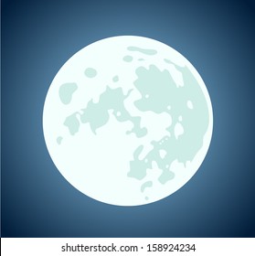 Vector moon
