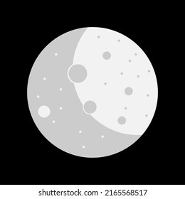 Vector of moon, elements, easy to change color. used for web decoration, can be printed