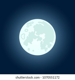 Vector moon icon