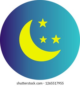 vector moon icon