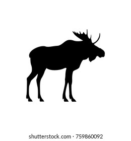 Vector Moose Silhouette