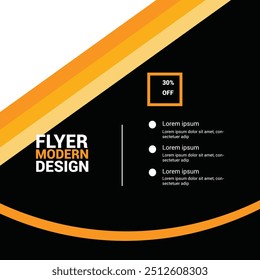 vector mordern flyer design art 