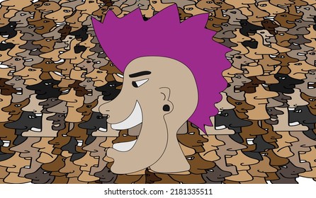 
Vector more than 100 facial emotions inside 