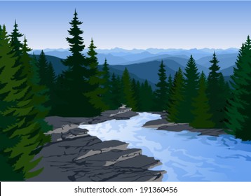 Free Free Mountain River Svg 305 SVG PNG EPS DXF File