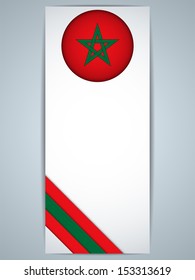 Vector - Morocco Country Set of Banners