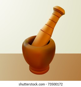 vector mortar spice grinder