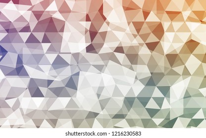 Vector Mosaic Background. Geometric Illustration in Origami Style. The Triangles Design. Can be used for Brochure Design