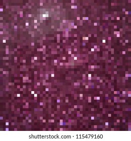Vector mosaic. Illusion of the star sky.