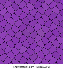 Vector mosaic lilac with a black background