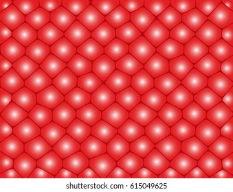 Vector mosaic red background