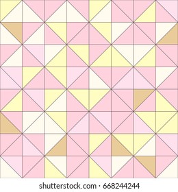 vector mosaic seamless pattern. Geometric texture concept. 077