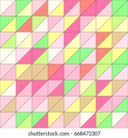 
vector mosaic seamless pattern. Geometric texture concept. 085