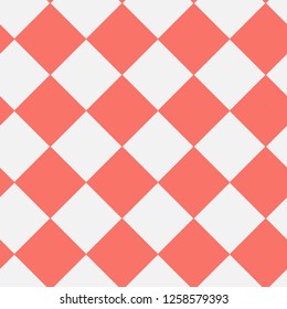 Vector mosaic seamless pattern, living coral