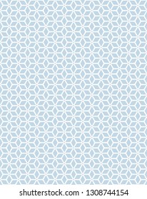 Vector mosaic texture. Seamless geometric blue background. Template for posters, textiles, notebooks, packages, postcards and other uses.