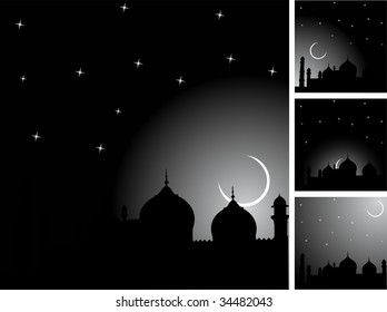 Vector Mosque.