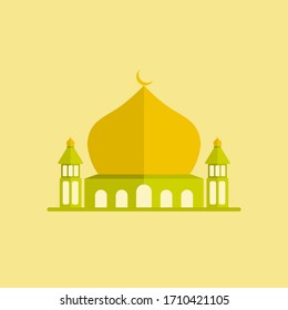 Vector of Mosque. Mosque icon vector Illustration design template