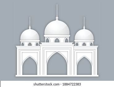 Vector Mosque Templates for Islamic designs