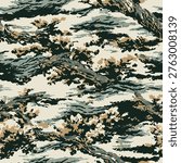 vector mossy oak camouflage pattern, tree bark camo