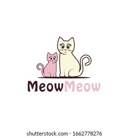 vector mother of cats and cute kittens