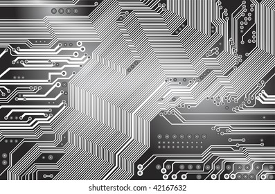 vector - motherboard -printed circuit