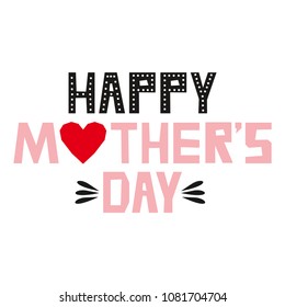 Vector Mother's day. Happy Mother's day.
