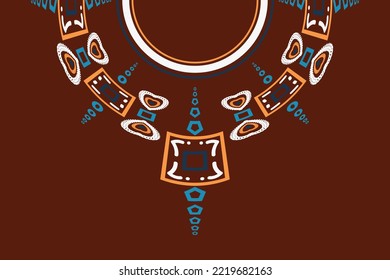 Vector Motif Embroidery vector Tatreez template Mughal digital artwork textile print on fabric, Illustration