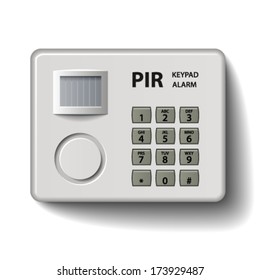 vector motion detector keypad infrared alarm